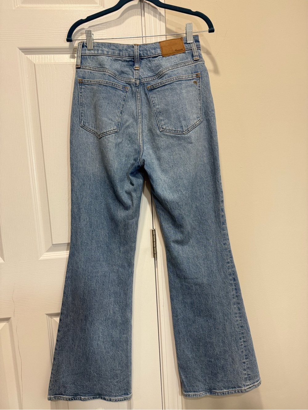 Madewell Perfect Vintage Flare Jeans Womens Size 25 High Rise Light Wash Denim - Picture 2 of 13
